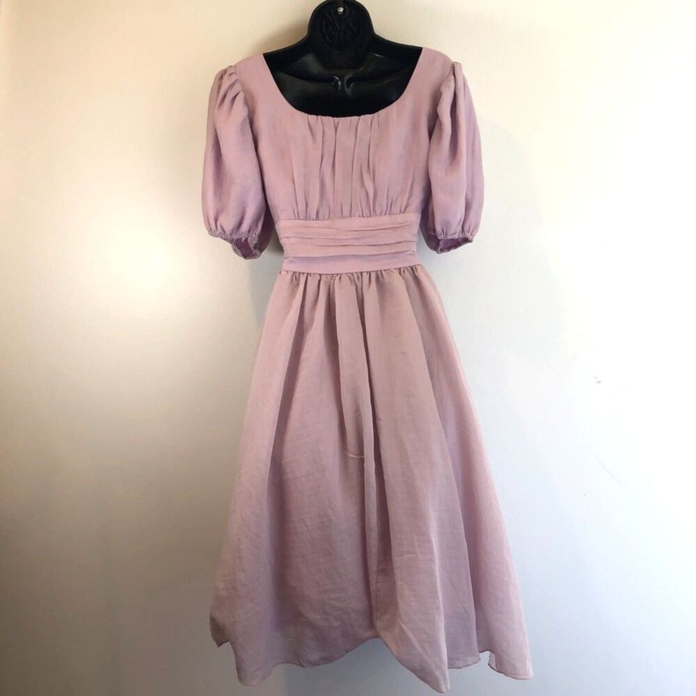 NWT JESSAKAE Maria Garden Dress Lilac size M - Picture 2 of 8